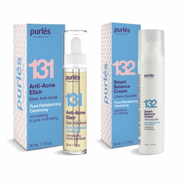 Anti-Acne Elixir & Smart Balance Cream Combo